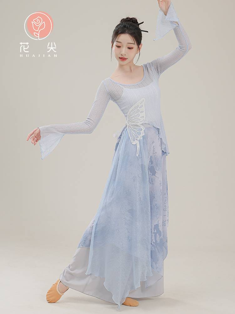 Huajian classical dance new Chinese lace butterfly ink, national style, rhyme, Chinese dance art test dance performance service