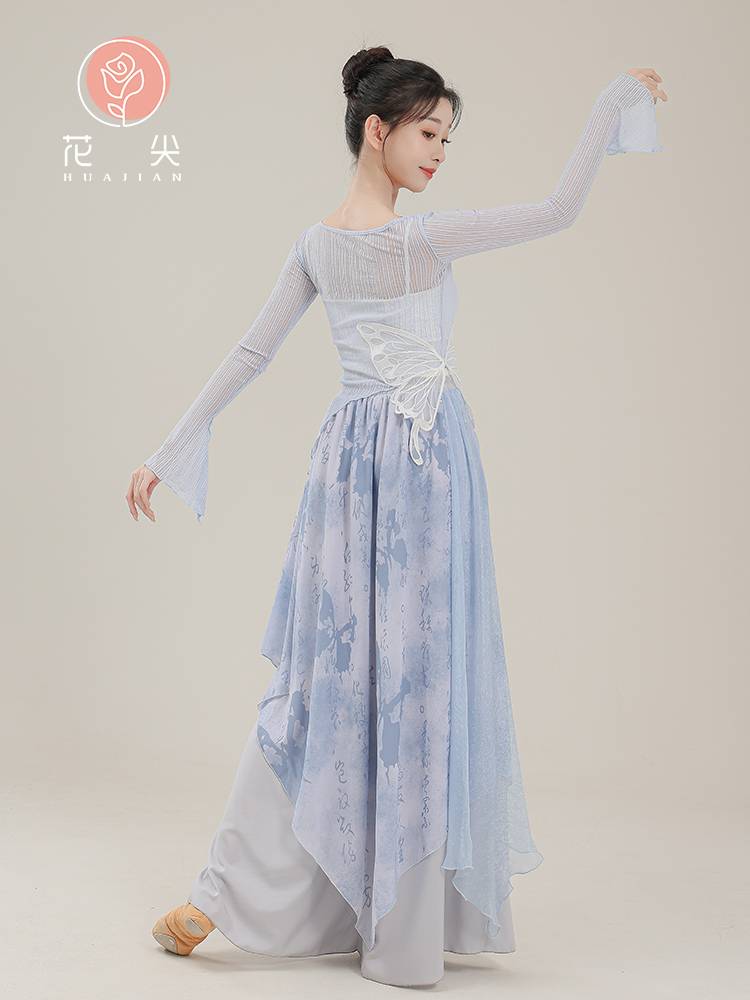 Huajian classical dance new Chinese lace butterfly ink, national style, rhyme, Chinese dance art test dance performance service