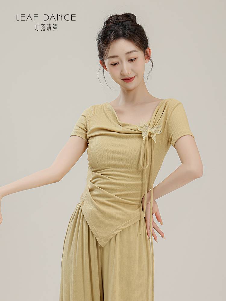 Ye Luo Qing Dance Classical Dance New Chinese Stroke Butterfly Top Straight Pants Chinese Modern Dance Sports Dance Dance