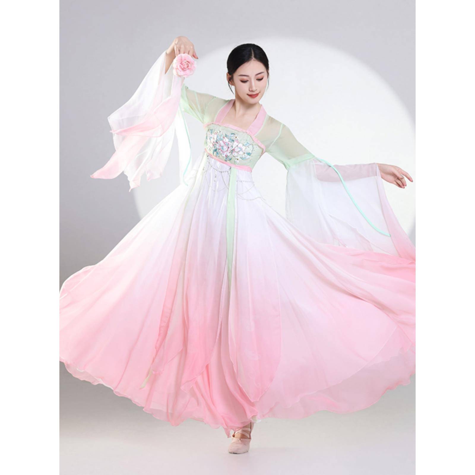 Spring Nuanyin's new classical dance Linger, the same Chinese dance classical dance performance clothes, elegant fairy gauze clothes