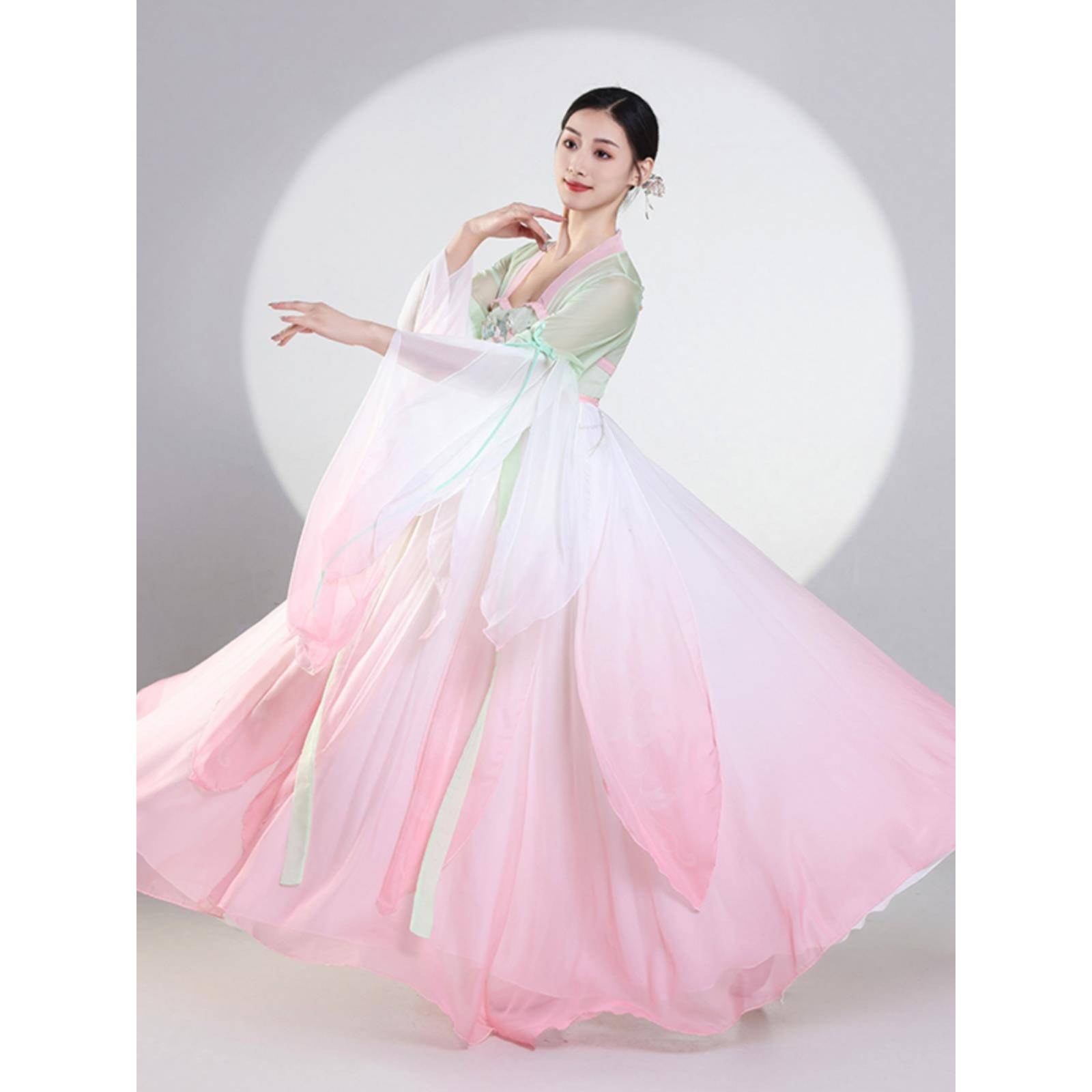 Spring Nuanyin's new classical dance Linger, the same Chinese dance classical dance performance clothes, elegant fairy gauze clothes
