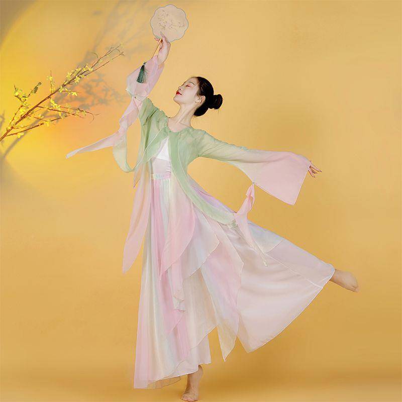 2024 new classical dance yarn clothing female Yixian fluttering national style dance practice service performance suit suit ancient