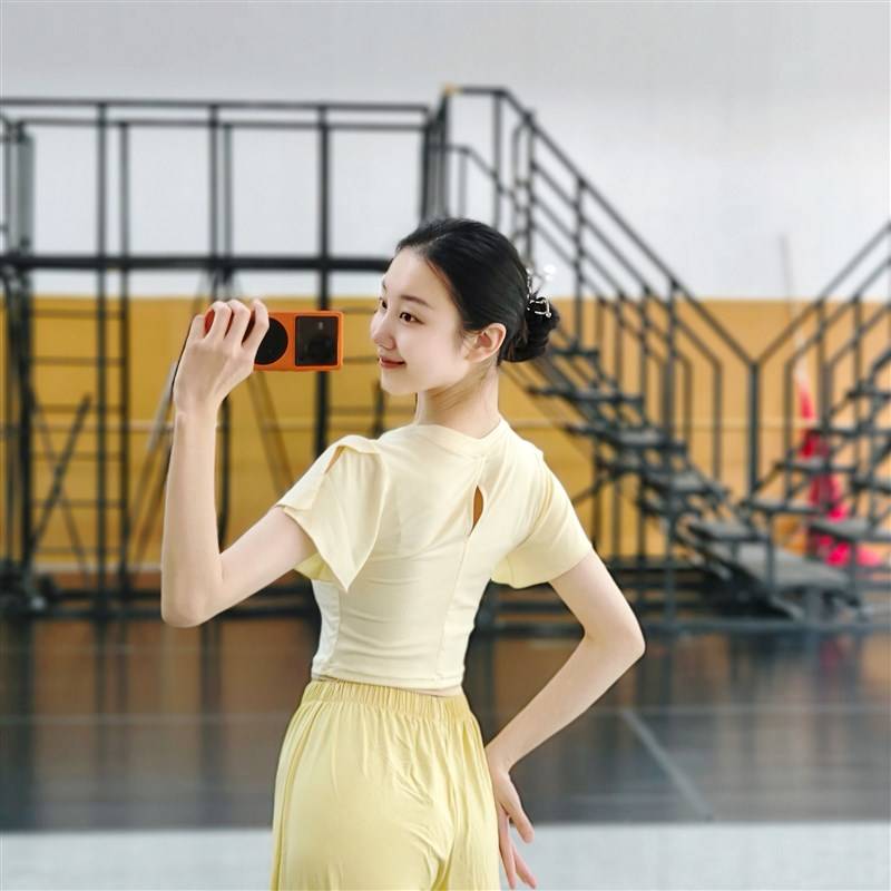 Modern Dance top Classical Dance Dance Dance Summer S summer Chinese dance clothing women's new stand -up collar fashion dance jacket