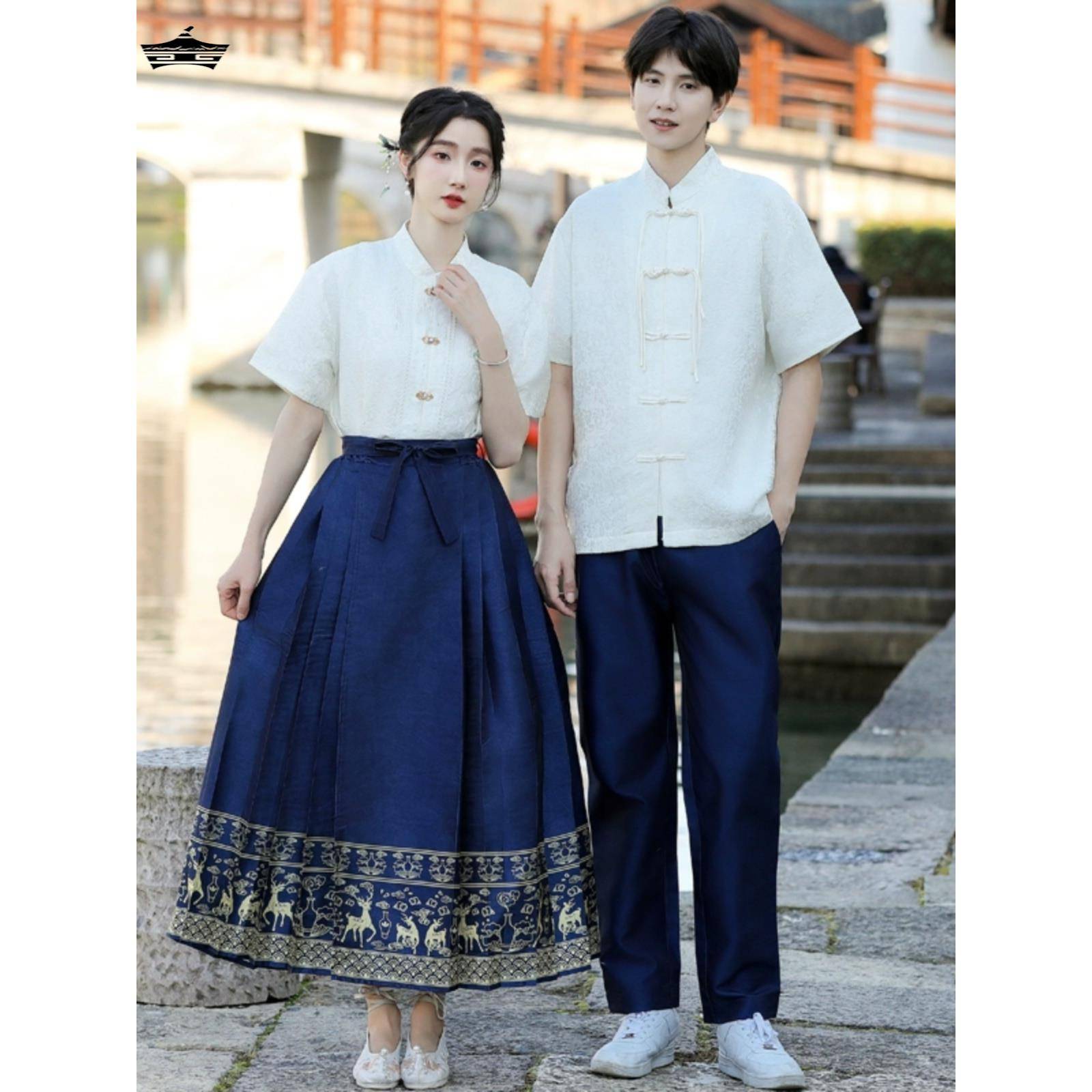 National Storm High School Student Red Song Recitation Chorus Performance Service New Chinese Horse Noodle Skirt Classical Dance Graduation Class