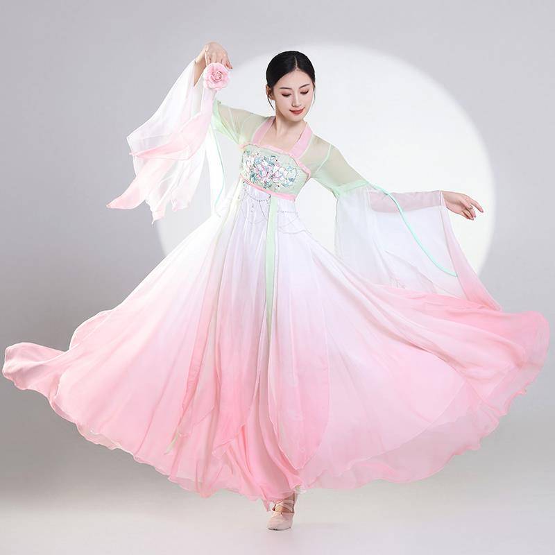 Spring Nuanyin's new classical dance Linger, the same Chinese dance classical dance performance clothes, elegant fairy gauze clothes