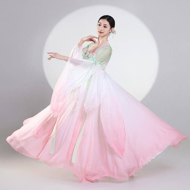 Spring Nuanyin's new classical dance Linger, the same Chinese dance classical dance performance clothes, elegant fairy gauze clothes