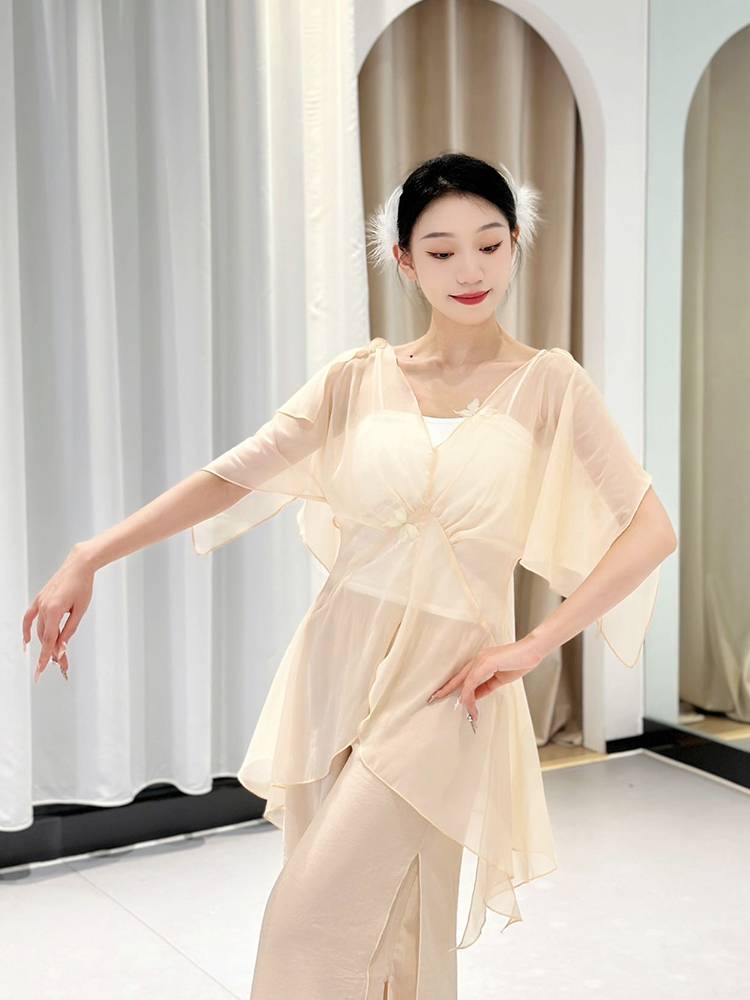 Classical dance gauze girl elegant dance dance clothing, showing the fairy -style national style stage, elegant classical dance clothing