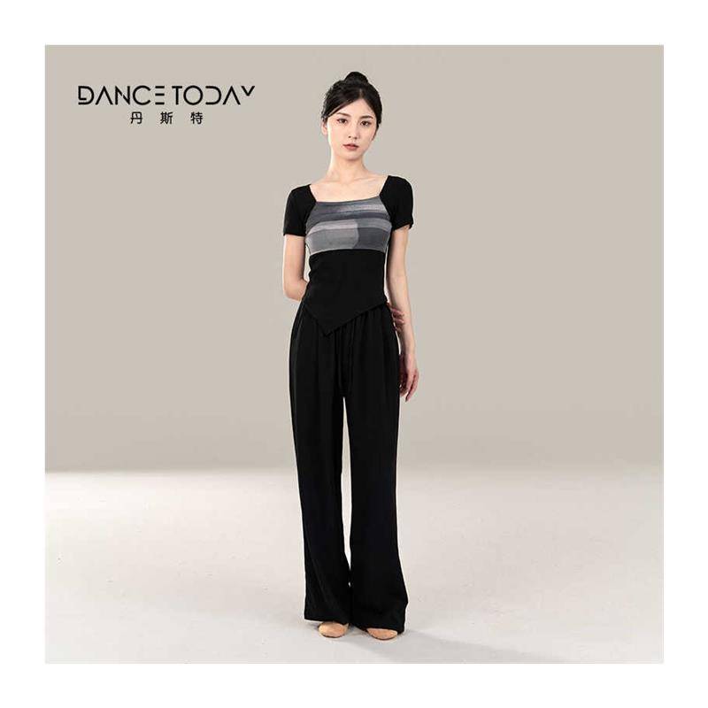 Dancetoday Modern Dance Straight Dance Pants Chinese Classical Dance Wide Leg Pants Female Summer Summer Swingwear