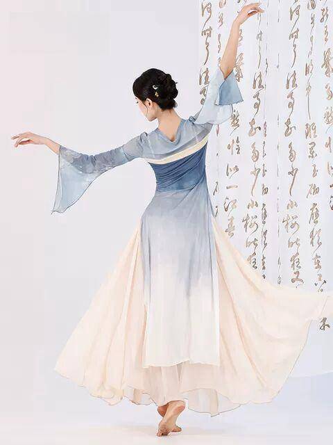 Classical dance service female, Tang Qi, elegant long style of art, practice clothes