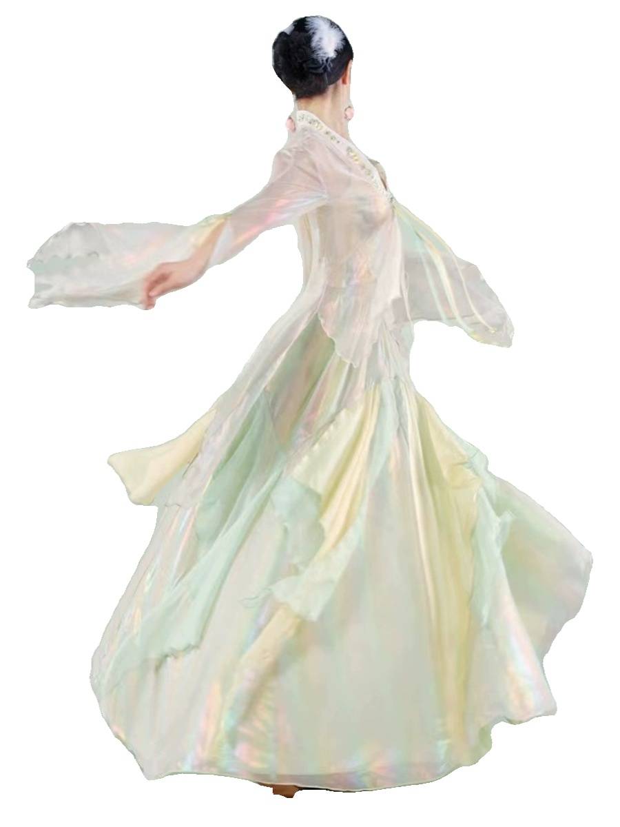 Classical dance clothing female elegant body rhyme yae training exercise big skirt Chinese dance Chinese dance Chinese dance performance suit suits