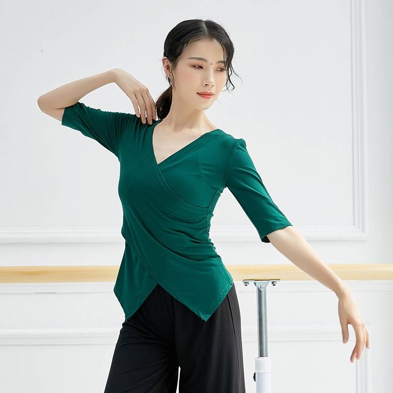 Spot slimming thin split Modal Modern Dance B Practice Server Long Sleeve Adult Latin Classical Dance