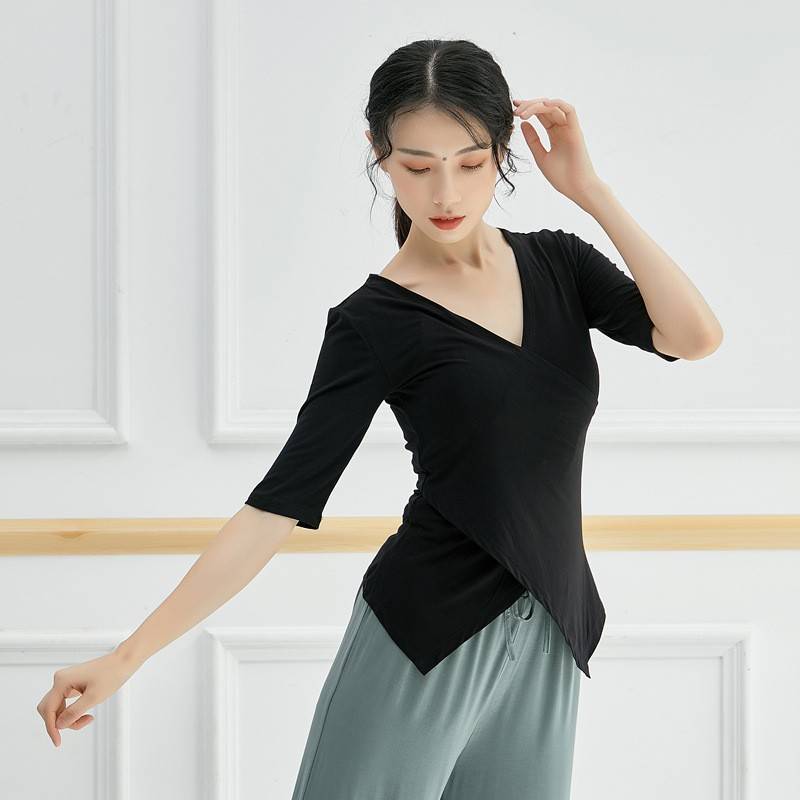 Spot slimming thin split Modal Modern Dance B Practice Server Long Sleeve Adult Latin Classical Dance