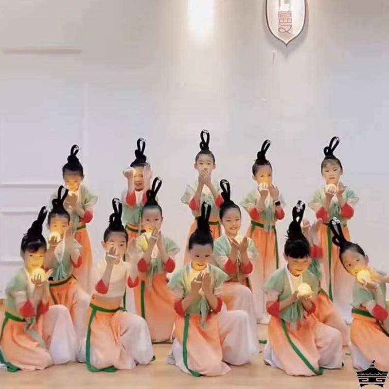 New Changan Magic Night Dance Service Children's Classical Dance Chinese Style Performance Series Flowing Chinese Wind Girl Prop