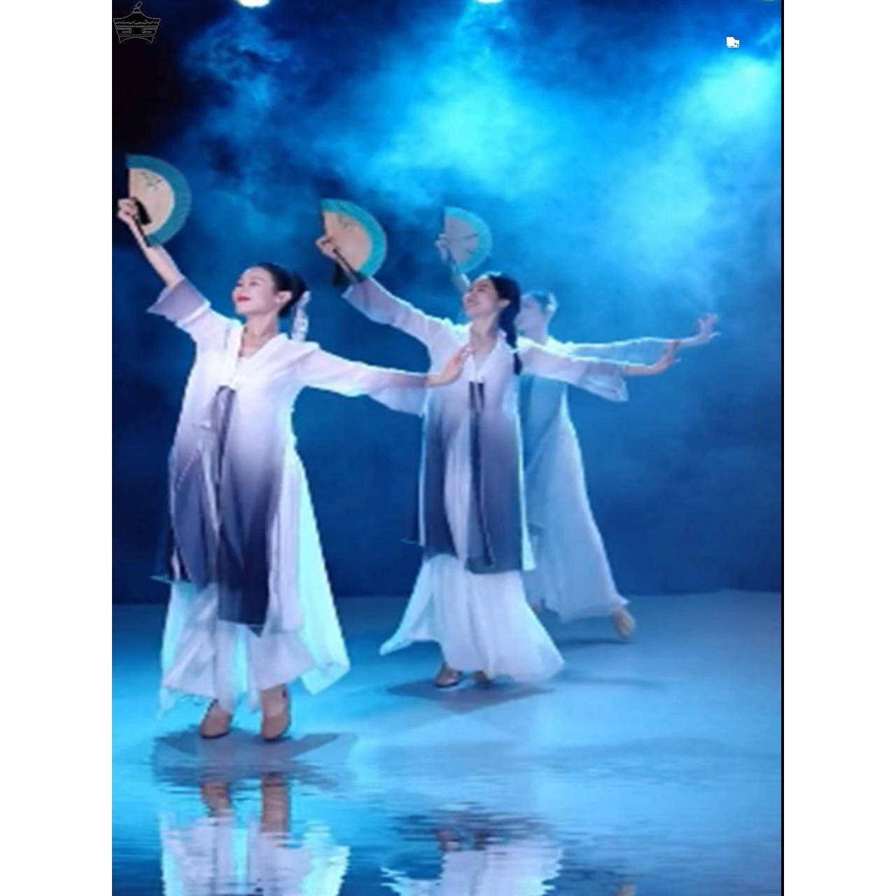 Shangchun Mountain Dance Classical Dance Fan Ziyun Yiyun Yueya Women's Ferry Grand Fairy Gradient National Performance