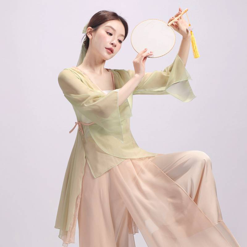 Classical dance clothing practice female classical dance clothing dance dance dance gauze training exercise ancient style to dress national performance clothing