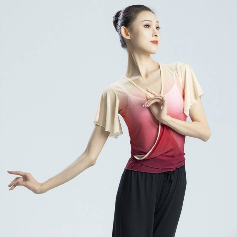 Factory selling classical dance exercises female top training dance D service adult gauze ballet test teacher self -cultivation
