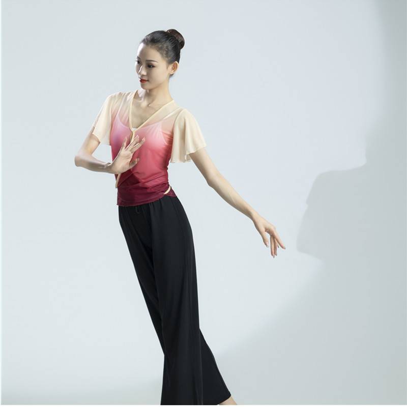 Factory selling classical dance exercises female top training dance D service adult gauze ballet test teacher self -cultivation