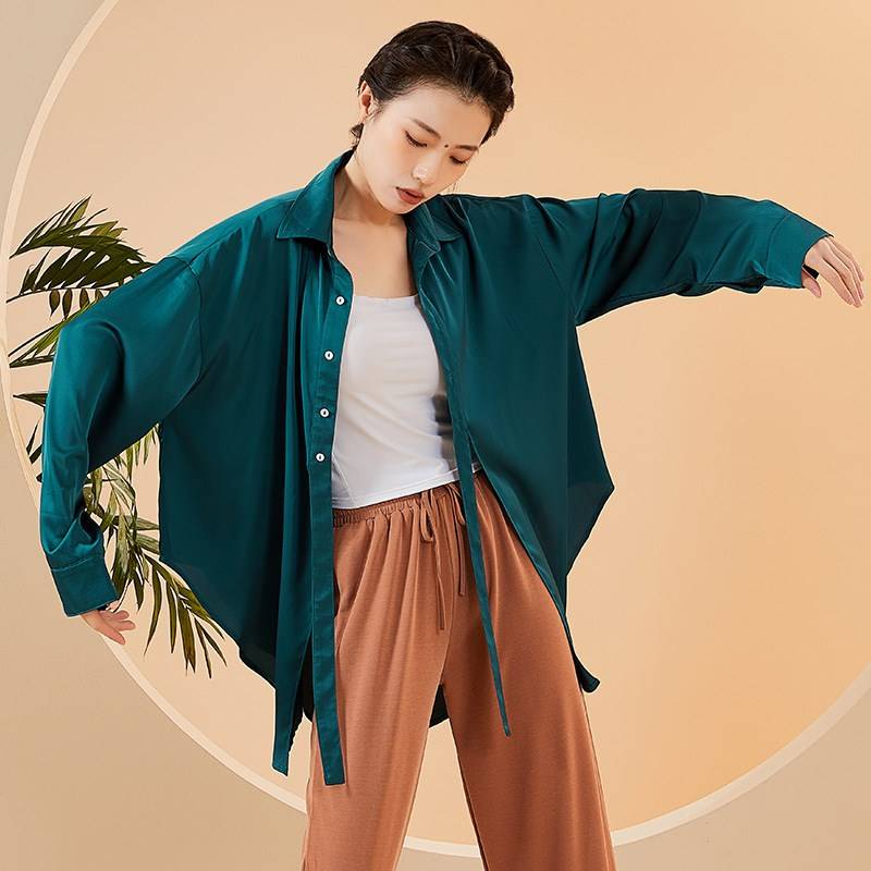 Modern dance dance shirt dance practice clothes loose top female pop dance training clothing classical dance performance clothing