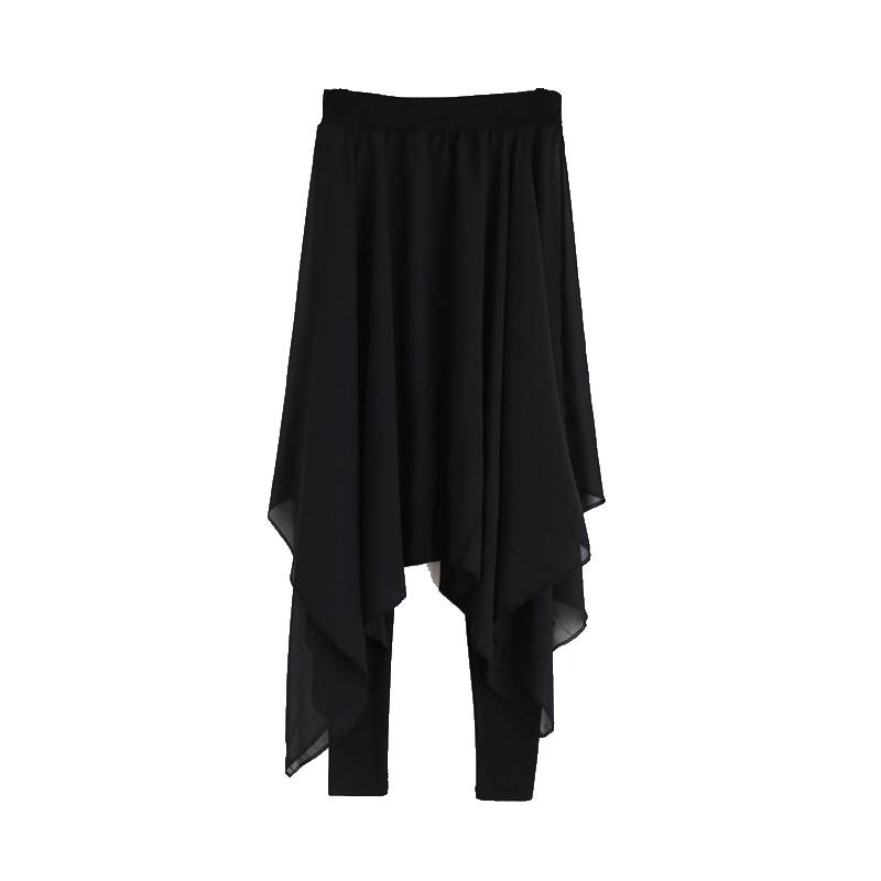 Autumn modern dance dance skirt pants -shaped body training dance dance A practice service, half -body gauze skirt national classical dance China