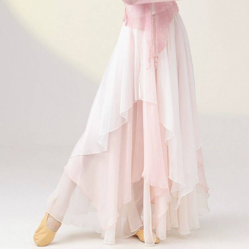 New classical dance gauze clothes wearing elegant female Chinese dance dance clothes