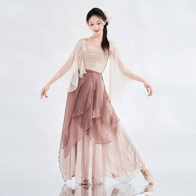 Classical Dance Costume Chinese Dance Performance Dance Dance Dance Clothing Clothing Dressing Skirt Loose Guofeng Skirt Summer