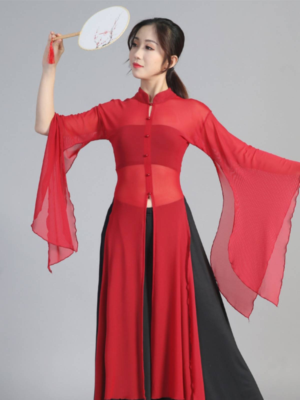 Classical Dance Dance Practice Autumn and Winter Showing Dressing Female Female Female Pack Chinese Ancient Style Body Charm Wide Xianxian Yao Dance Dance