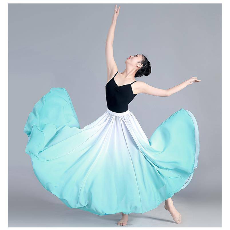 Genuine 720 degrees big dance skirt performance service, modern Wanjiang dance big skirt, my motherland classical dance exercise