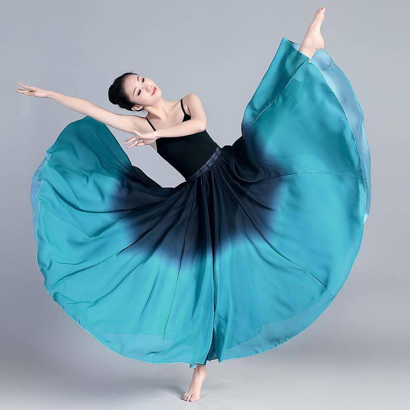 Genuine 720 degrees big dance skirt performance service, modern Wanjiang dance big skirt, my motherland classical dance exercise