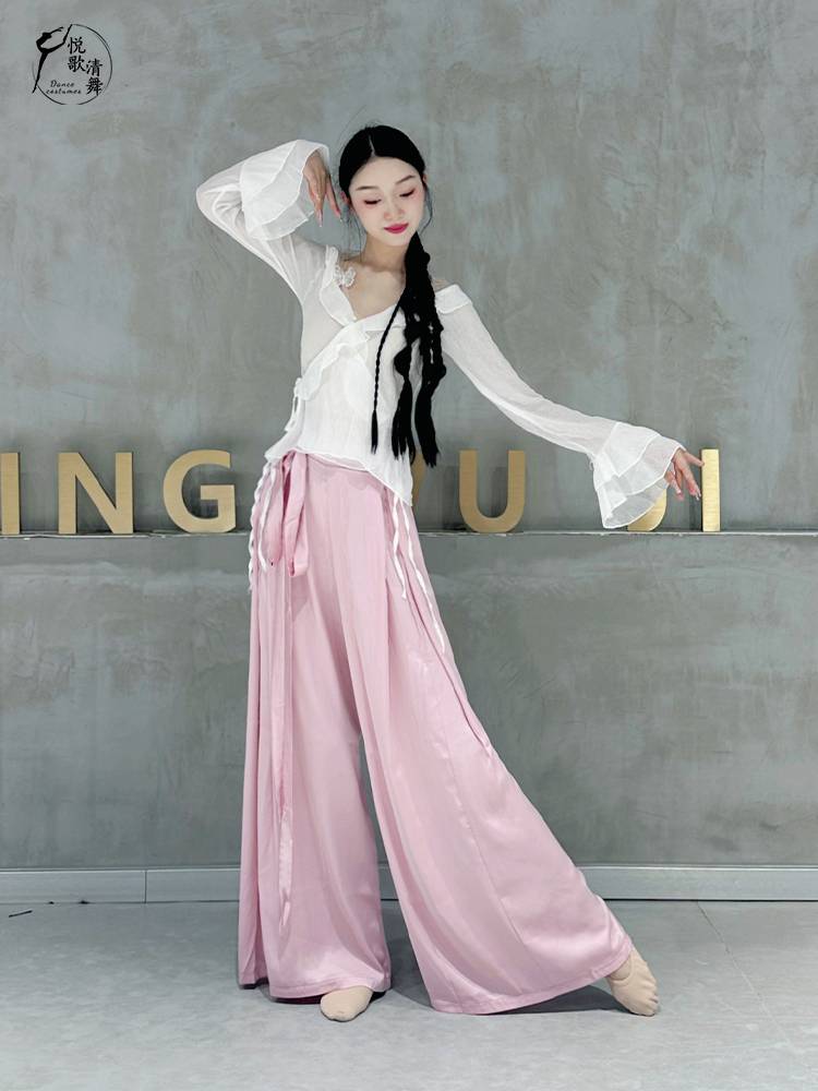 Classical dance gauze Chinese dance exercise dress summer clothing elegant performance clothes fairy dance top women's new style