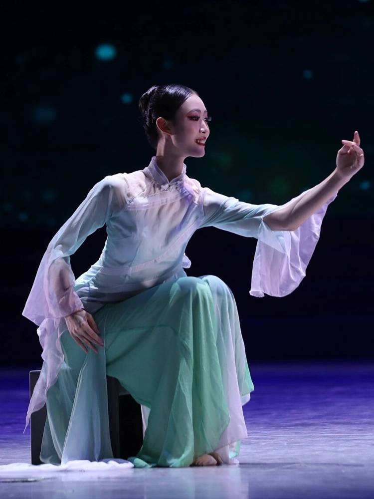 Shangchun Mountain Dance Service Female Classical Dance Play Pants Butterfly Ring Prop
