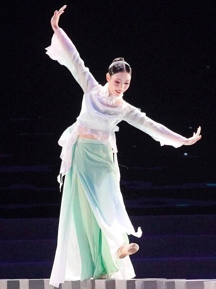 Shangchun Mountain Dance Service Female Classical Dance Play Pants Butterfly Ring Prop