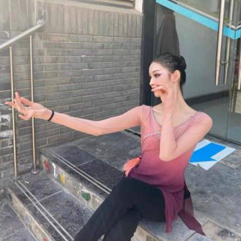Spot Susp Classical Dance Top Gradient Sales Dance Dance Dance I Competition Performance Series Sub -National Dance Arts