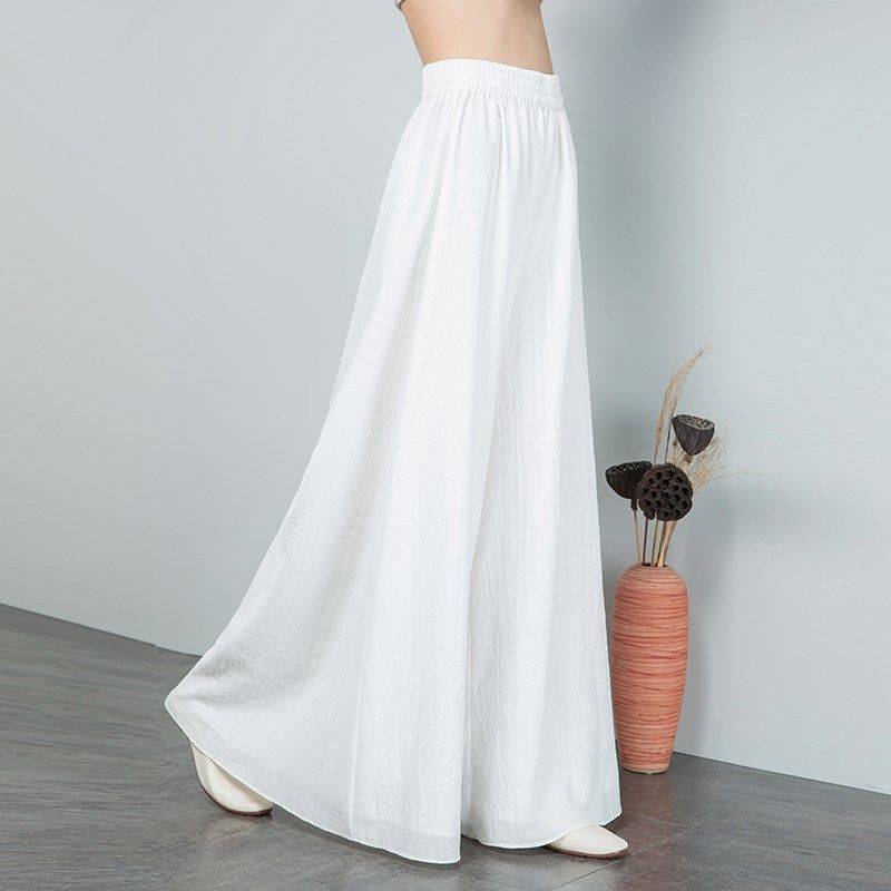 Yidu Yimu Classical Dance wide -leg pants double -layer Chinese style dance clothing elegant chiffon practice pants skirt modern dance