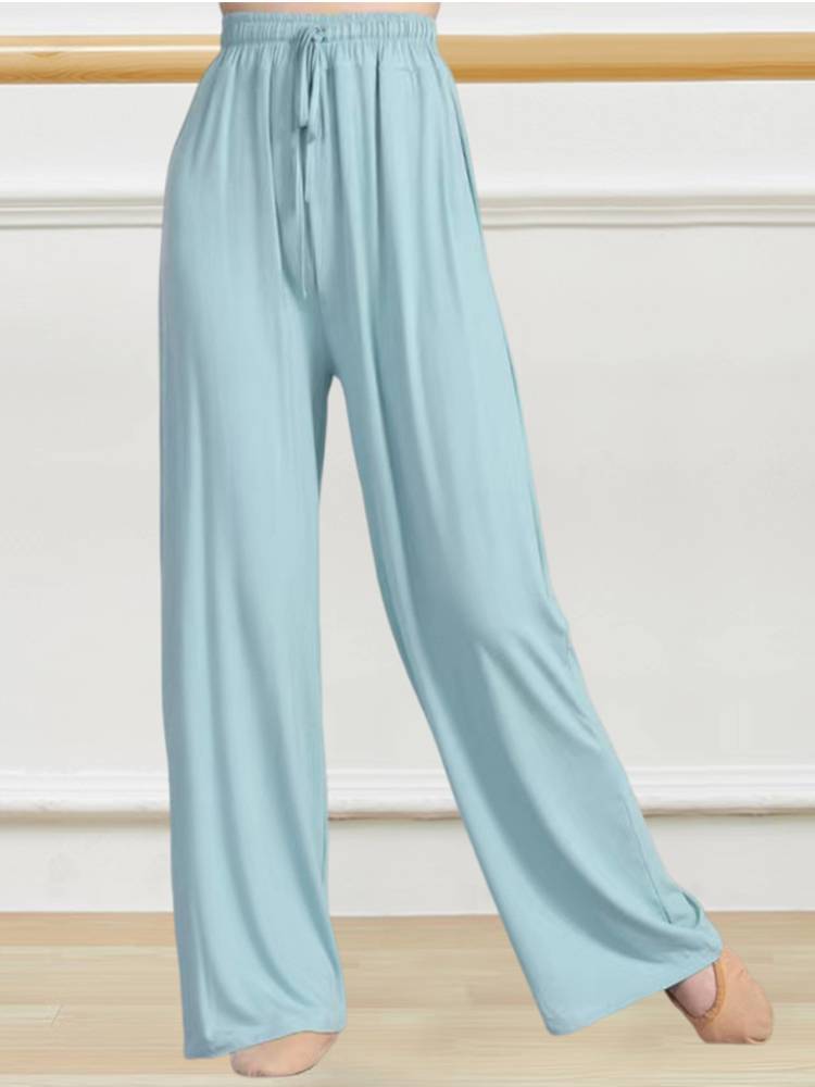 New Moder Dance Pants Women's Loose Lands Lands Lands Big Classic Dance Practice Wide -legged Pants Slender Modern Dance Pants