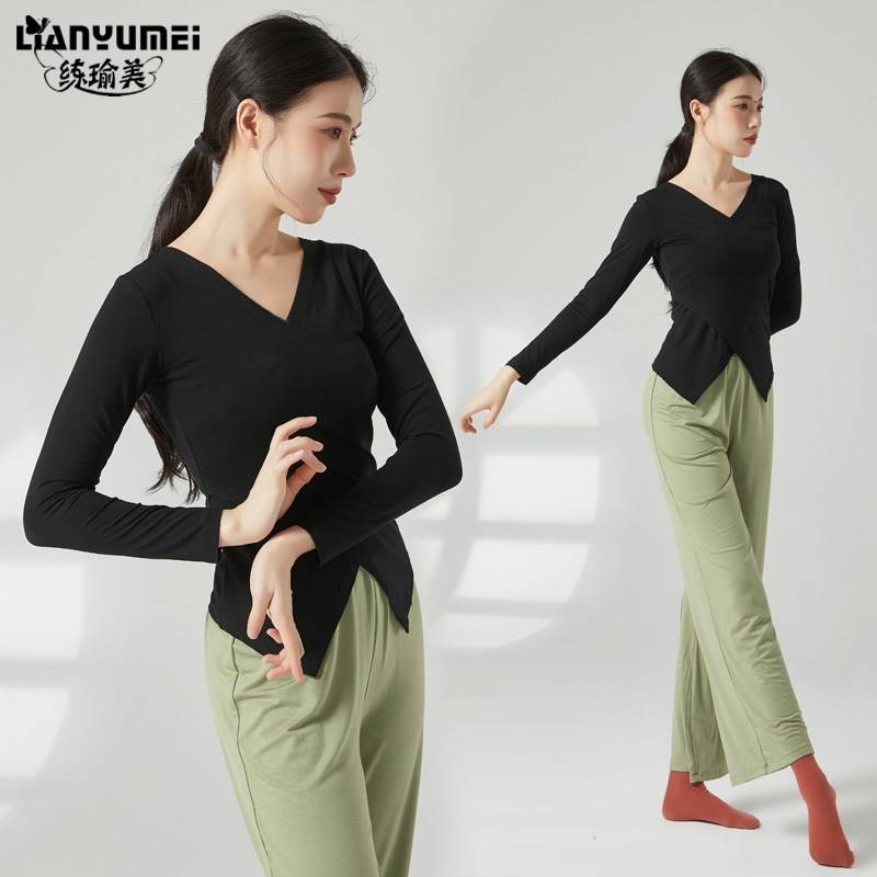 Dance practice uniforms set female classical dance -shaped body clothes school student Chinese dance nation modern dance training service
