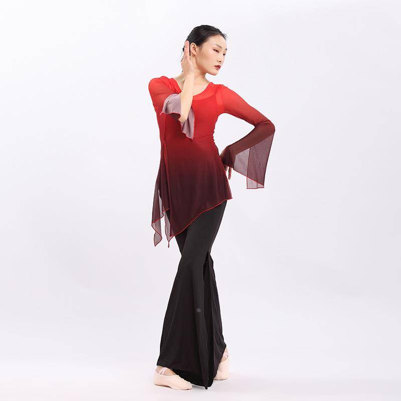 Customly customized Honghonghua New Product Classical Dance Gradient Colorful National Body Charm Performance Practice Female Adult Gine Dance