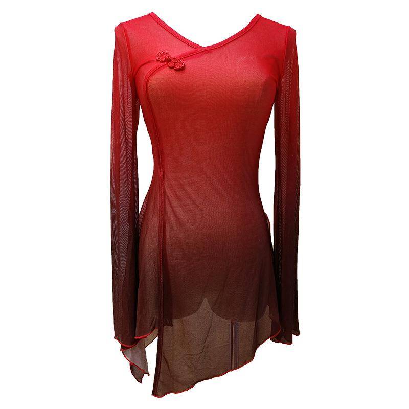 Customly customized Honghonghua New Product Classical Dance Gradient Colorful National Body Charm Performance Practice Female Adult Gine Dance