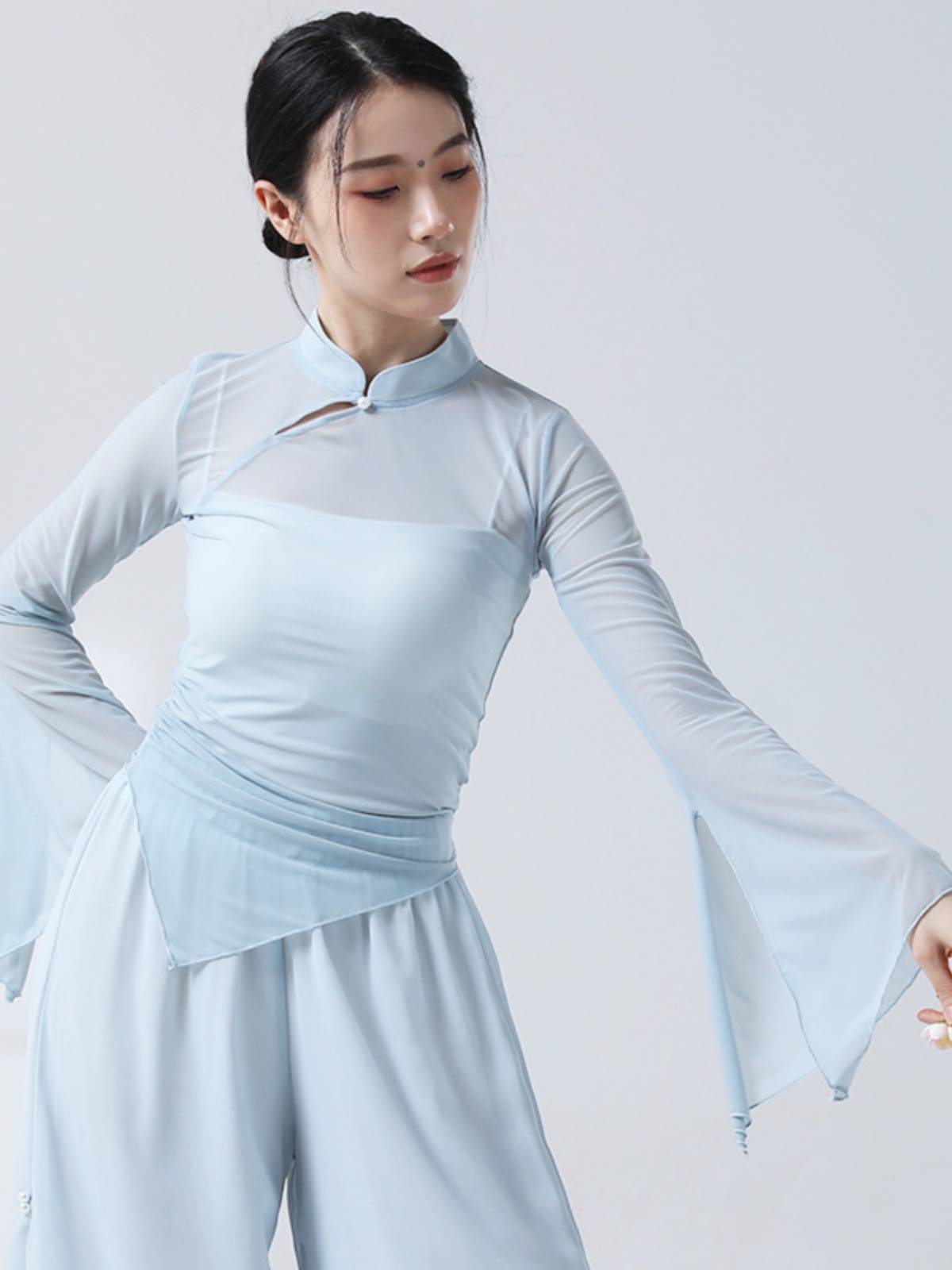 Classical Dance Performance Services Female Ferry Fairy New Chinese State Style Practice Services Modern Dance Network Gauze Counted Sleeve Body Clothing