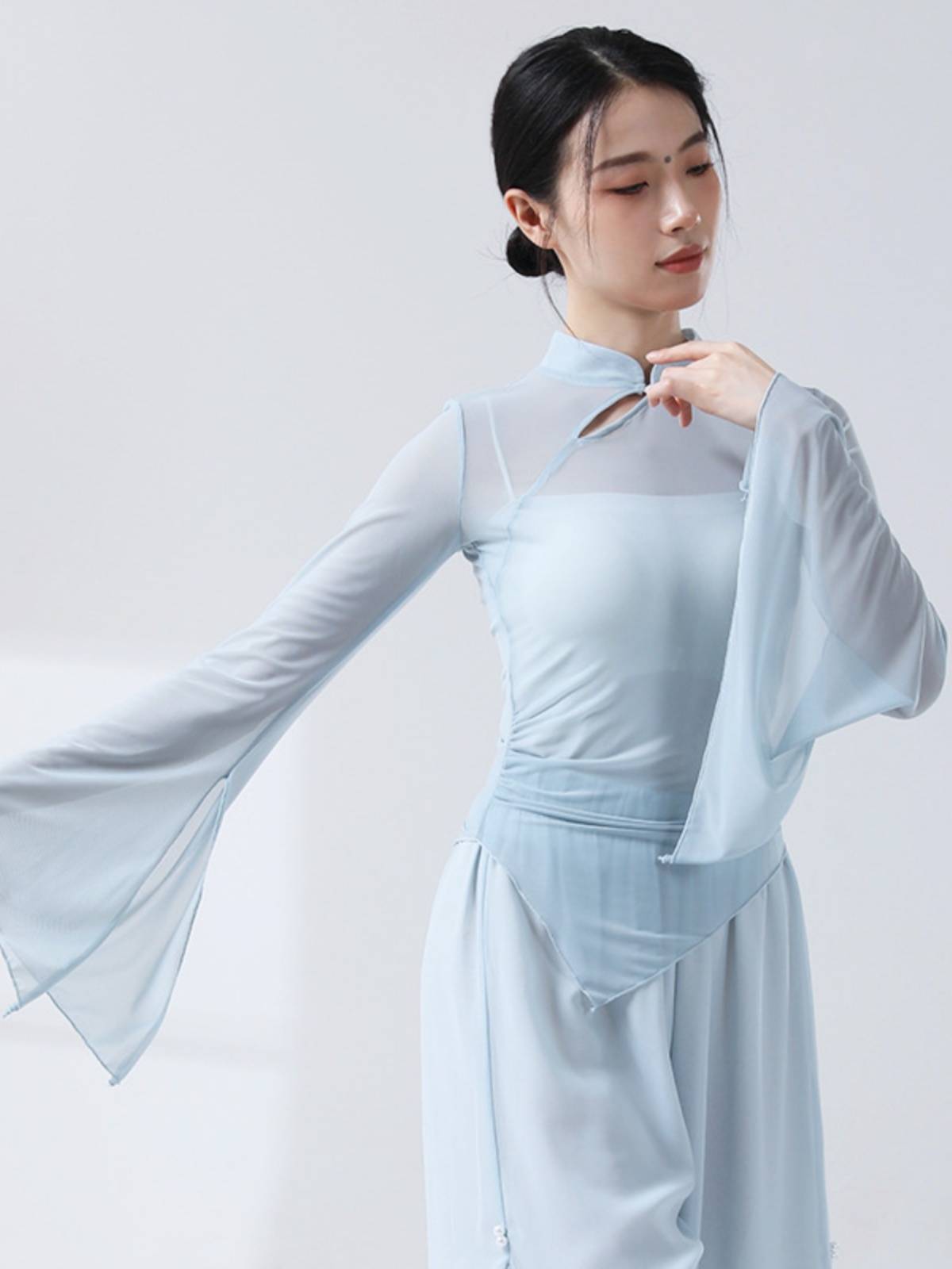 Classical Dance Performance Services Female Ferry Fairy New Chinese State Style Practice Services Modern Dance Network Gauze Counted Sleeve Body Clothing