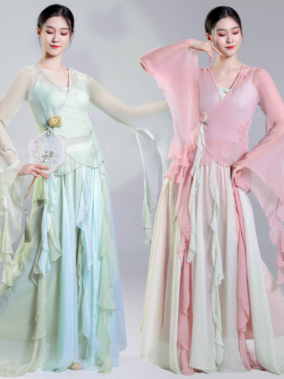 Quzhong Dance Classical Dance Server Women's Fairy Fairy Yin Ya Yongyou Practice Gong Service Chinese Dance Dance Performance Set