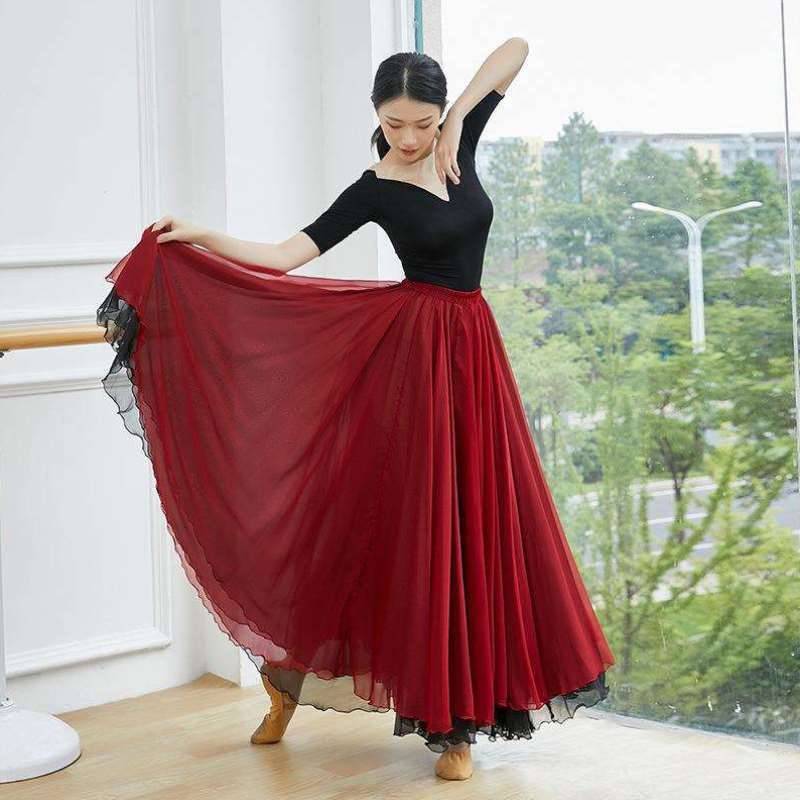 Net yarn splicing classical dance Chinese top modern performance service [Basic training dance famous uniform