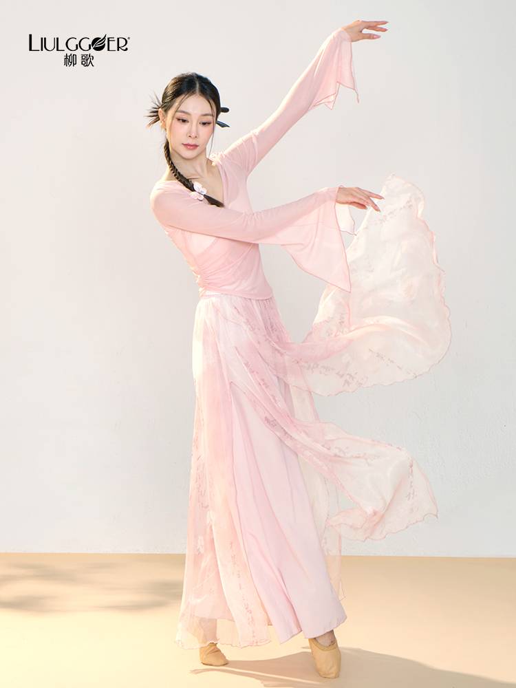 Liu Ge Classical Dance Clothing Clothing Set Dance Dance Dance Service Chinese Dance Performance Service National Base Training Service