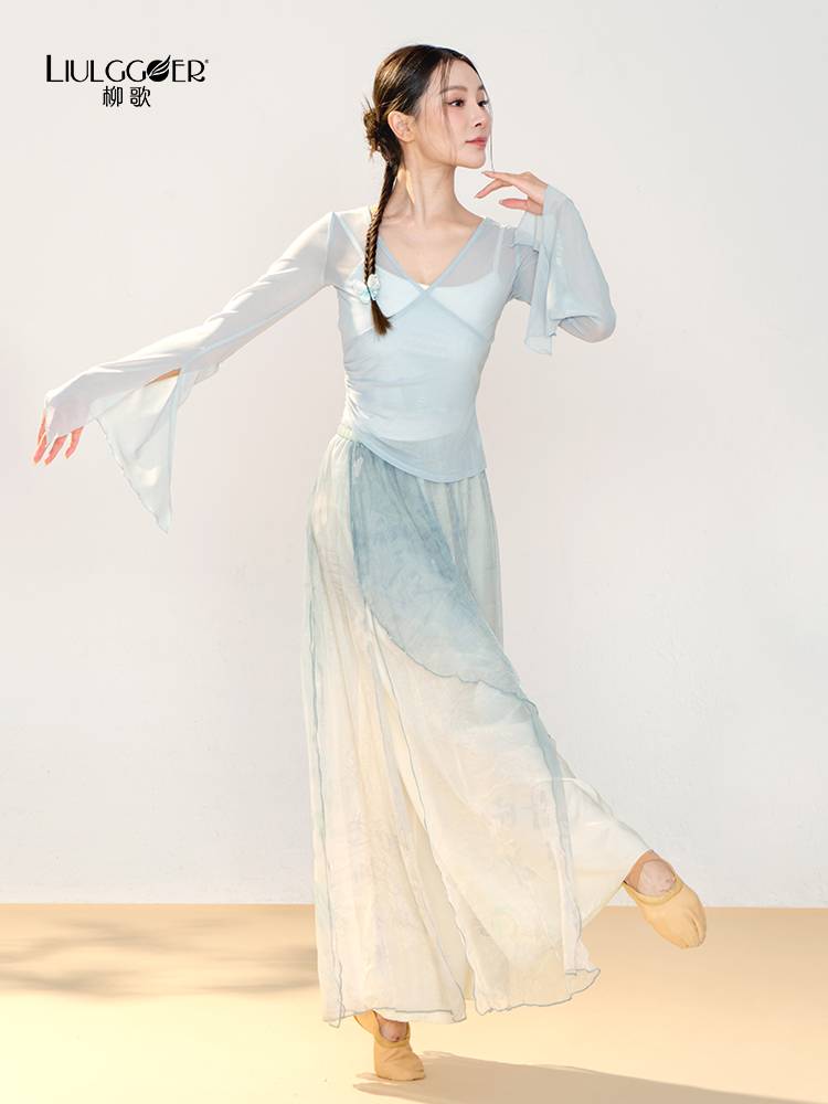 Liu Ge Classical Dance Clothing Clothing Set Dance Dance Dance Service Chinese Dance Performance Service National Base Training Service