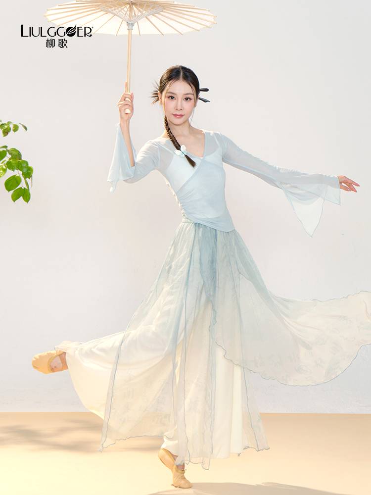 Liu Ge Classical Dance Clothing Clothing Set Dance Dance Dance Service Chinese Dance Performance Service National Base Training Service