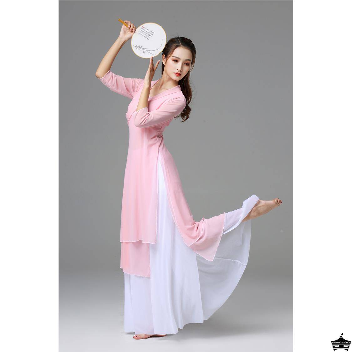 Classical Dance Modern Elastic Gauze Practice Female Yin Hanfu Several Slim Slim Chinese Set Chinese Wind Yoga Set