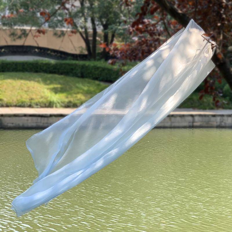 Children's classical dance elegant gauze performances, Hanfu girls, gradient brocade pure color Dunhuang dance ribbon jumping
