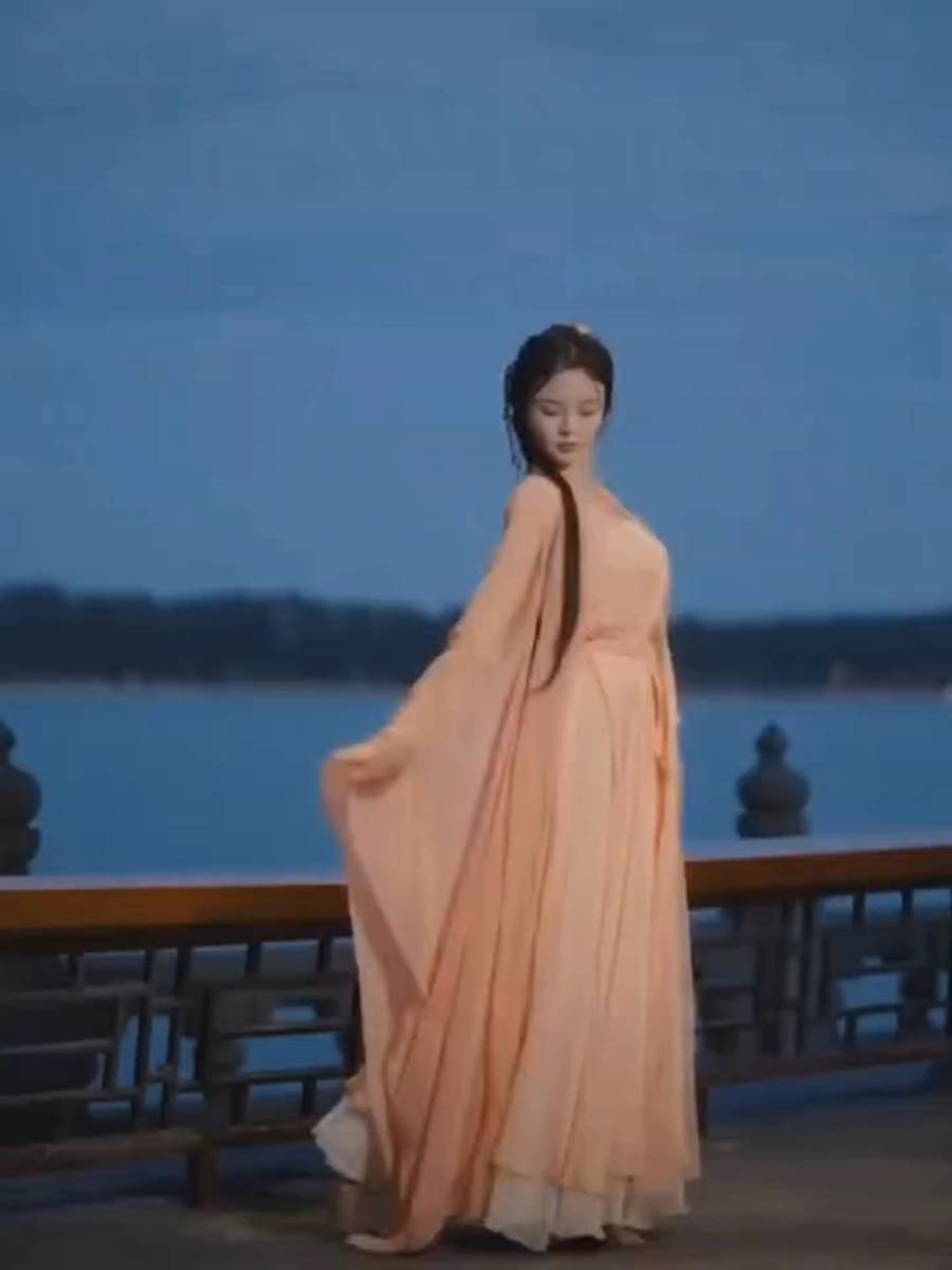Costume dance performance service new Hanfu female simple classical dance watch show elegant fairy Chinese style dress