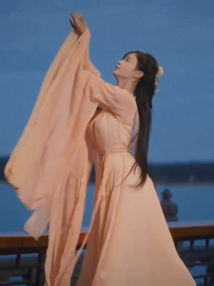 Costume dance performance service new Hanfu female simple classical dance watch show elegant fairy Chinese style dress