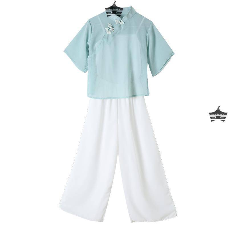 Grandma Bridge Dance Services Children's Chinese Style Fresh Fan Dance Performing Girls Classical Dance Sales Dressing Service