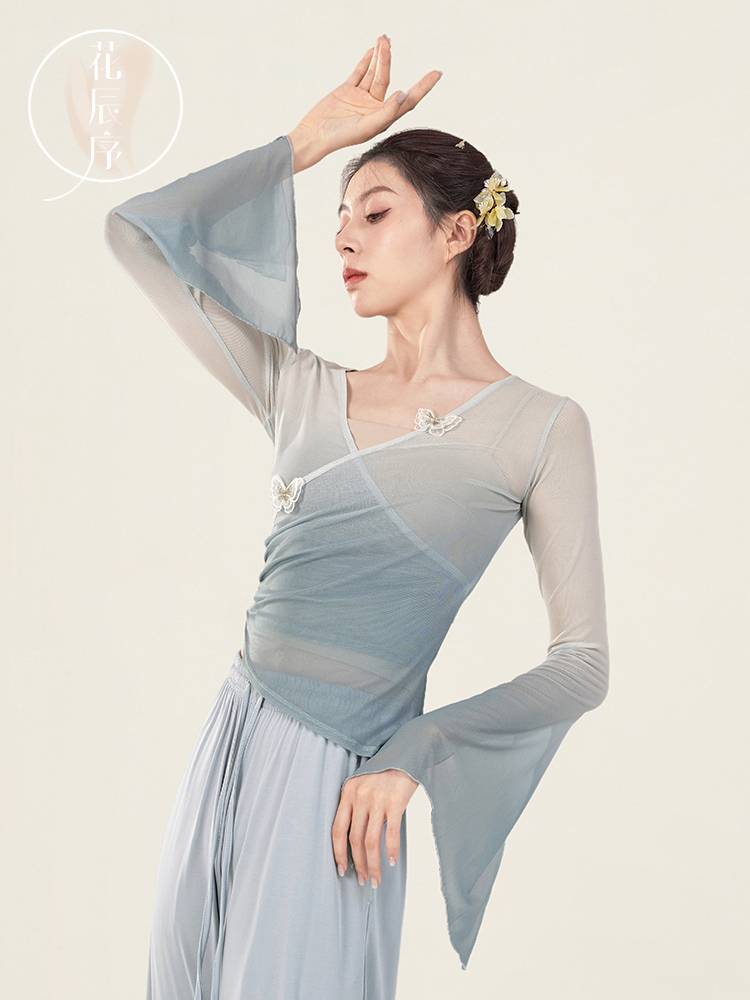 Flower Chenxu Classical Dance Gradient Selection Dance Dance Dance Chinese Dance Country Style Performance Practice Forming Clothing